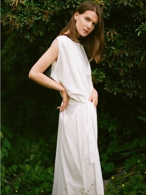 Sunja Link Draped Dress